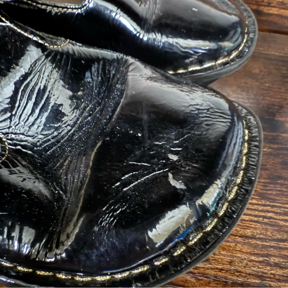 Alegria PG Lite Lad. ALG 101 Black Patent Leather Clogs Women’s Size 36 (6-6.5) - Picture 3 of 6